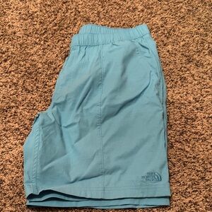 The North Face Light Blue Active Shorts